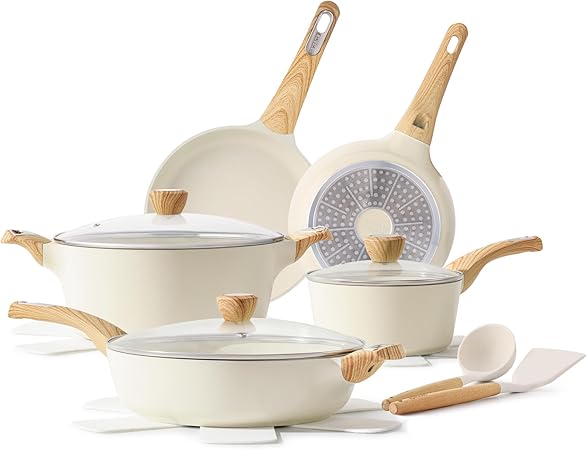 SENSARTE Ceramic Cookware Sets