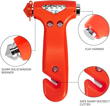 2-Pack Car Safety Hammer