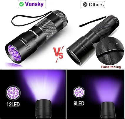 Black Light UV Flashlight