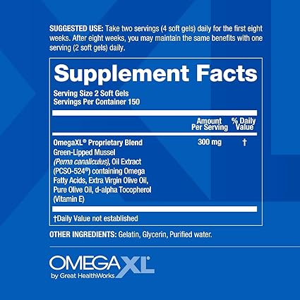 OmegaXL Joint Support Supplement