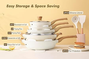 SENSARTE Ceramic Cookware Sets