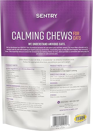 Sentry Calming Chews for Cats