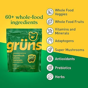 Gruns Adults Super Greens Gummies