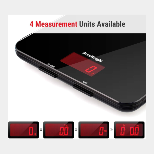 ACCUWEIGHT 201 Digital Kitchen Scales - Image 2